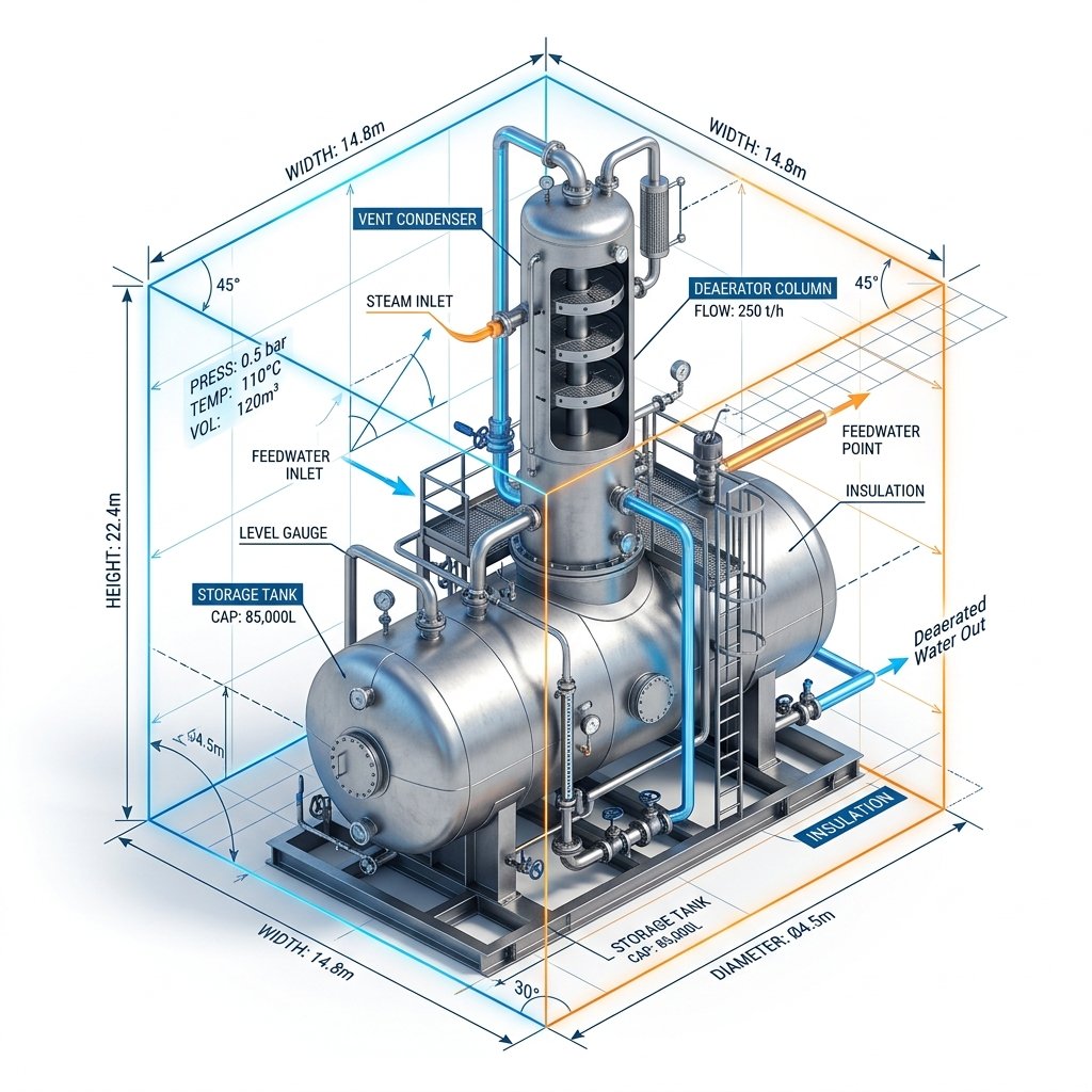 Boiler Feed Water Tank Sizing Guide & Retention Time Formulas